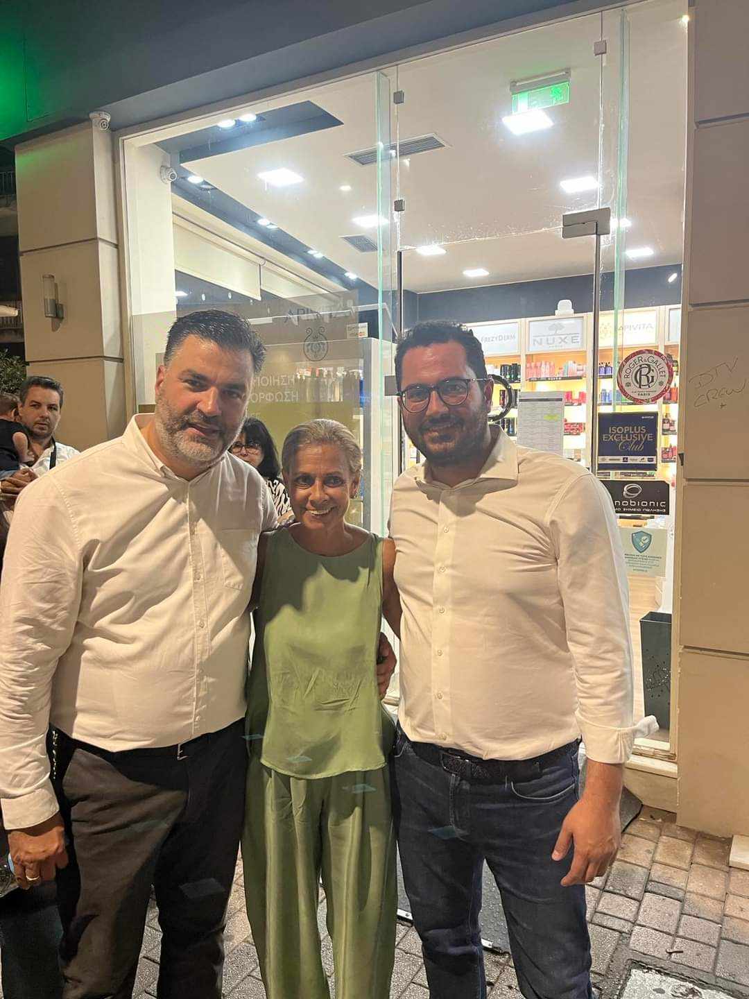 Κατερίνα Σολωμού: Με τον γραμματέα στα εγκαίνια του κέντρου του Σπ. Σκιαδαρέση