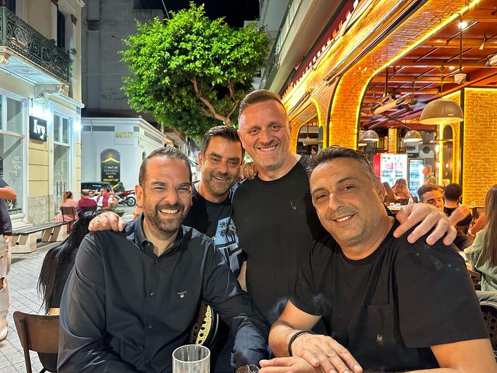 Νεκτάριος Φαρμάκης: Στιγμές χαλάρωσης μετά τον θρίαμβο