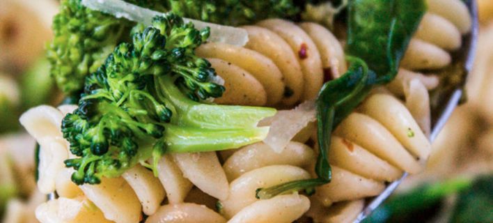 Pasta με μπρόκολο και λεμόνι