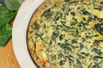 Εύκολη σπανακόπιτα χωρίς φύλλο