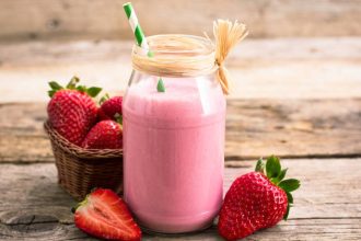 Μιλκσέικ φράουλα