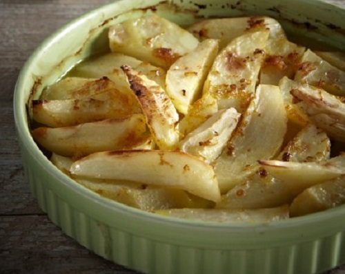 Πορτοκαλένιες πατάτες στο φούρνο