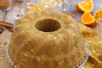 Σιμιγδαλένιος χαλβάς με πορτοκάλι