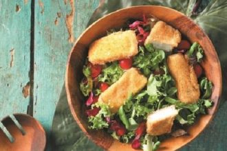 Φέτα παναρισμένη με καρύδα