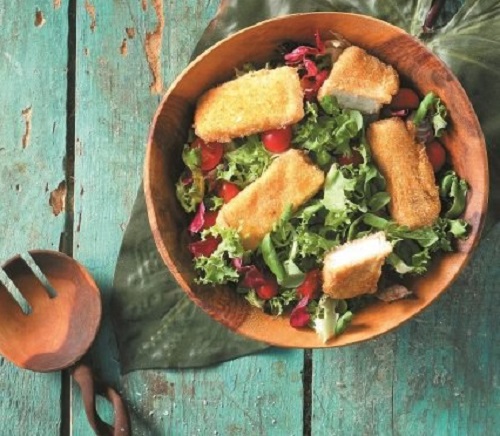 Φέτα παναρισμένη με καρύδα