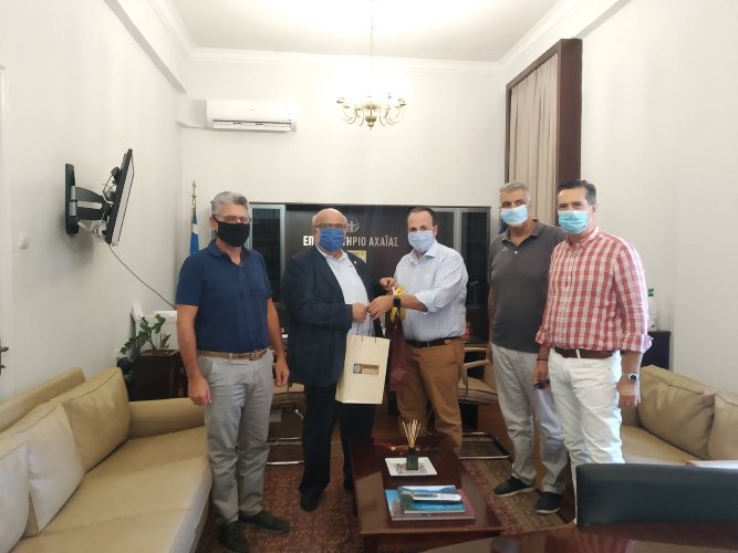Το νέο Πρύτανη υποδέχθηκε το Επιμελητήριο Αχαΐας
