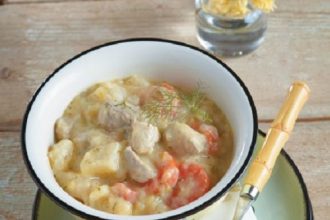 Χοιρινό με σελινόριζα αβγολέμονο