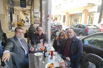 Συναντήση του Ανδρέα Παναγιωτόπουλου με τους δημοσιογράφους (ΦΩΤΟ)