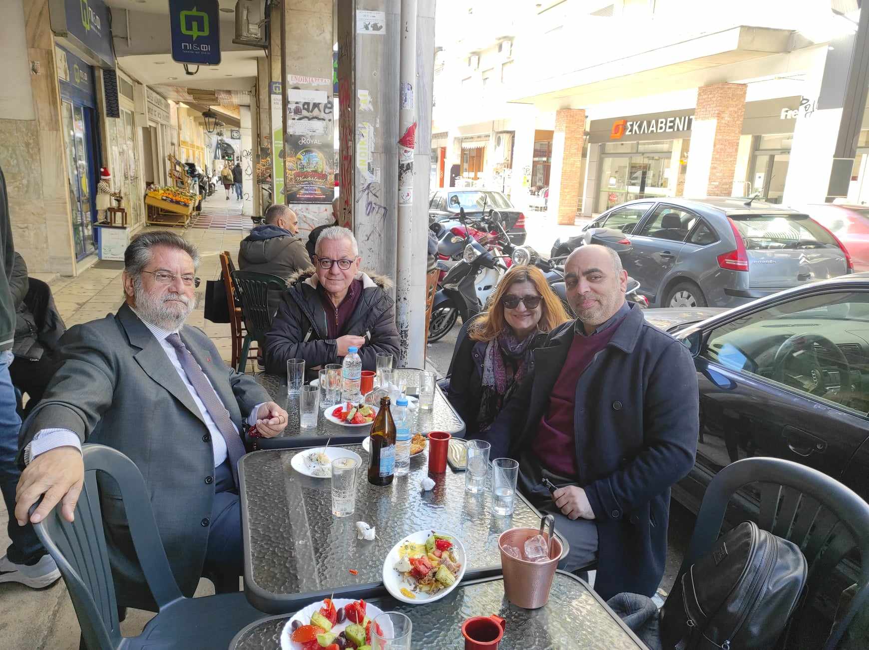 Συναντήση του Ανδρέα Παναγιωτόπουλου με τους δημοσιογράφους (ΦΩΤΟ)