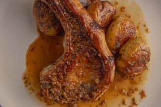 Χοιρινή μπριζόλα στο τηγάνι