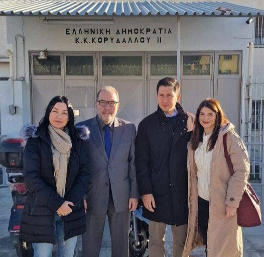 Κλιμάκιο του ΠΑΣΟΚ με τον Μαρίνο Σκανδάμη στον Κορυδαλλό