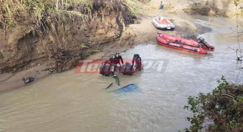 «Χτενίζουν» το Πλουτοχώρι Ηλείας για να βρουν τον 45χρονο οδηγό που παρασύρθηκε από ορμητικά νερά χειμάρρου