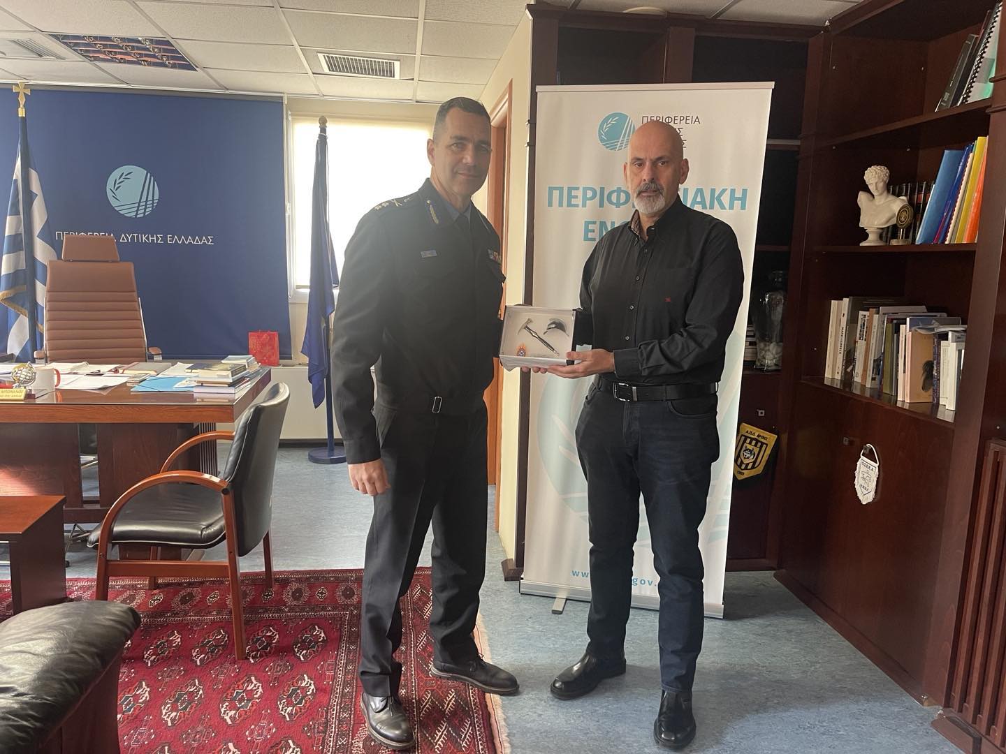 Τα συγχαρητήρια του Χαράλαμπου Μπονάνου στον Πατρινό υπαρχηγό του Πυροσβεστικού σώματος