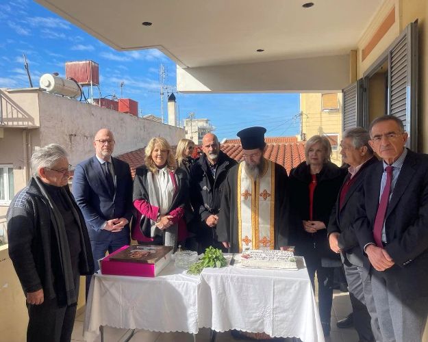 Στην πίτα της Διεύθυνσης Δημόσιας Υγείας και Κοινωνικής Μέριμνας η Άννα Μαστοράκου