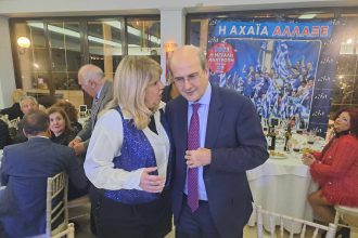 Στη χοροεσπερίδα της ΔΕΕΠ Αχαΐας της Νέας Δημοκρατίας η Αννα Μαστοράκου