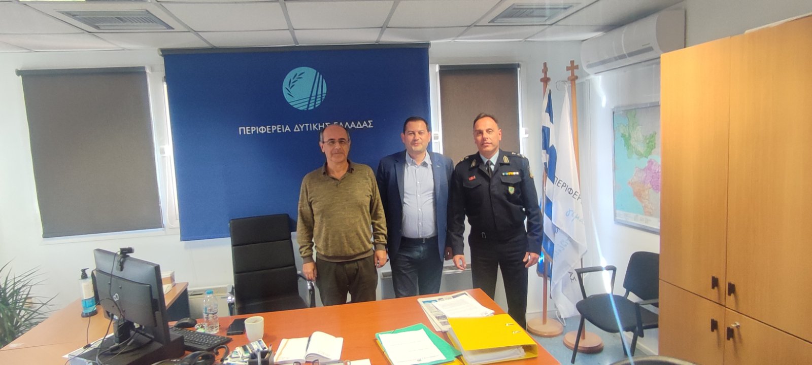 Θ. Βασιλόπουλος: Προτεραιότητα ο εκσυγχρονισμός και η ψηφιακή αναβάθμιση του Κέντρου Επιχειρήσεων της Άμεσης Δράσης Πατρών