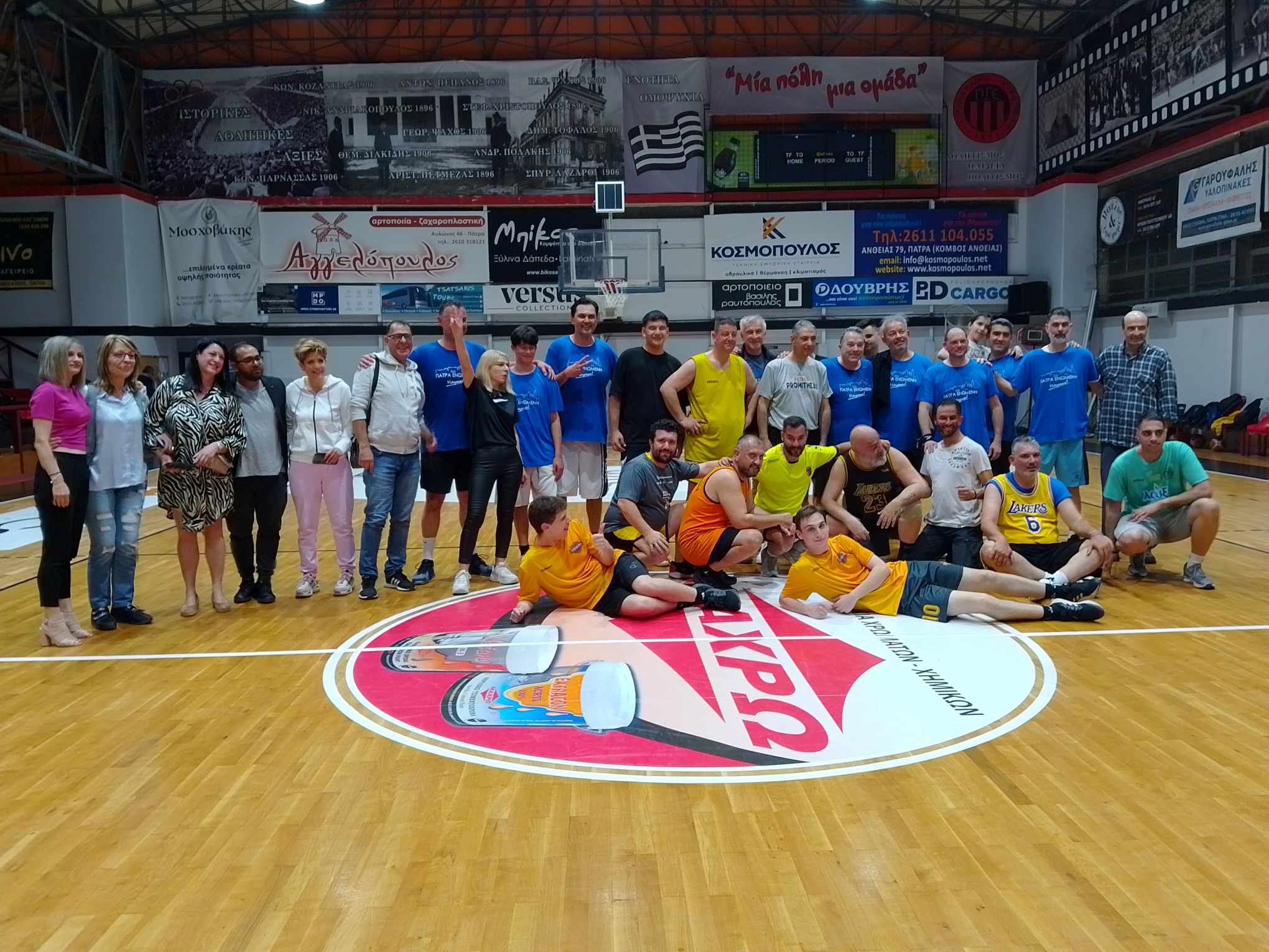 Πάτρα Ενωμένη-Δημοσιογράφοι/ΜΜΕ 101-98 – Παιχνίδι γιορτή για όλους (ΦΩΤΟ)