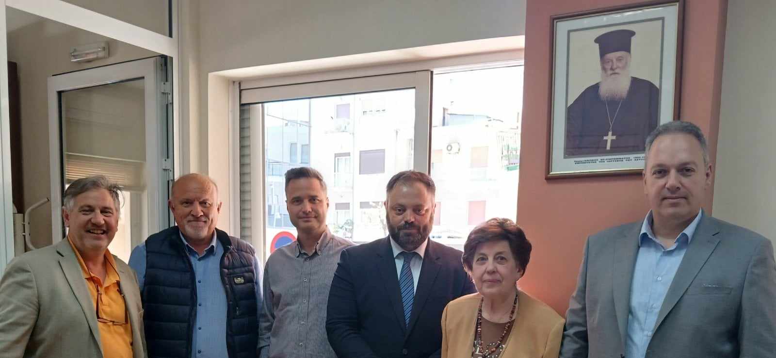 Ο υποψήφιος ευρωβουλευτής της ΝΙΚΗΣ, Φώτης Ηλιόπουλος στην «Κιβωτό»