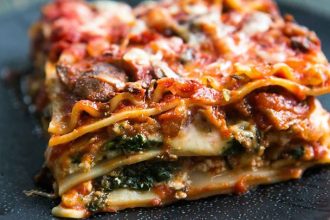 Vegetarian λαζάνια για ατελείωτη απόλαυση