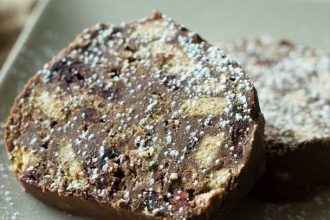 Κορμός με σοκολάτα, ταχίνι και μέλι