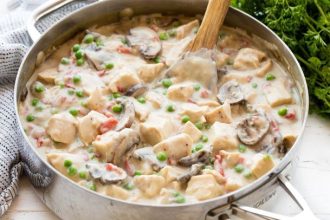 Kοτόπουλο à la crème για όλη την οικογένεια