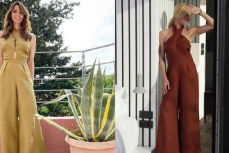 Η λινή ολόσωμη φόρμα που λατρεύουν οι Ελληνίδες celebrities