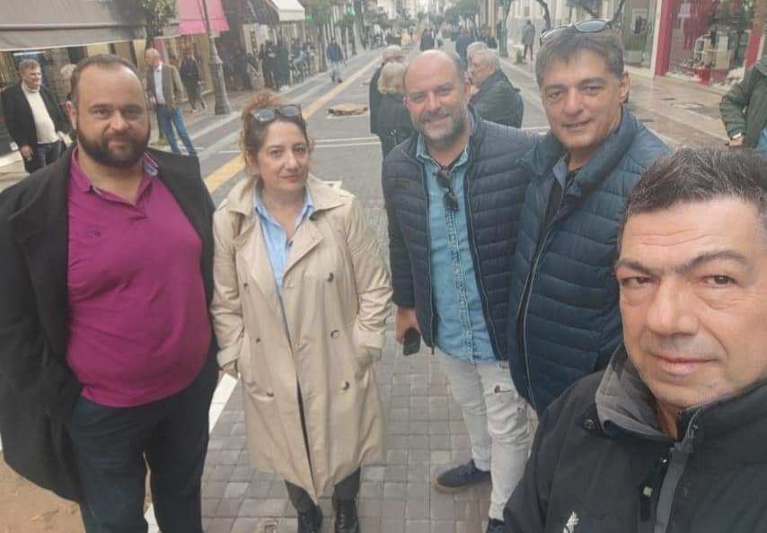 Ο Βασίλης Αΐβαλής στην απεργιακή συγκέντρωση