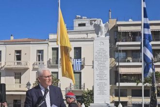Φωκίων Ζαΐμης: Συγχαρητήρια στην Ι.Μ. Πατρών και στο άγημα Ιστορικής Αναβίωσης Πατρών «Παναγιώτης Καρατζάς»