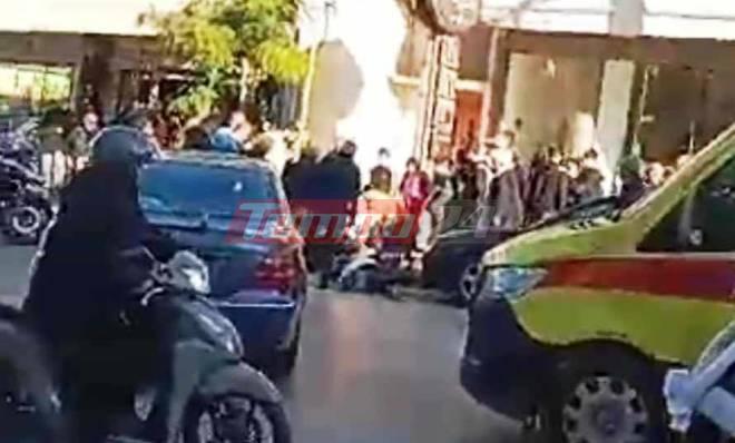 Πάτρα: Σοβαρό τροχαίο στην Ακρωτηρίου - Το κράνος έσωσε δικυκλιστή (ΦΩΤΟ)