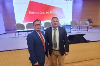 Ο Αντιπεριφερειάρχης Θεόδωρος Βασιλόπουλος στο Athena forum 2024