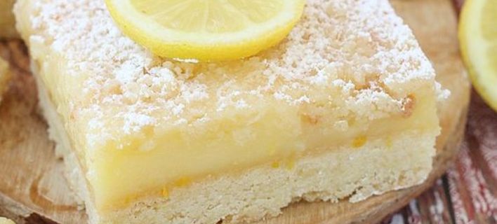 Λεπτή τάρτα λεμόνι