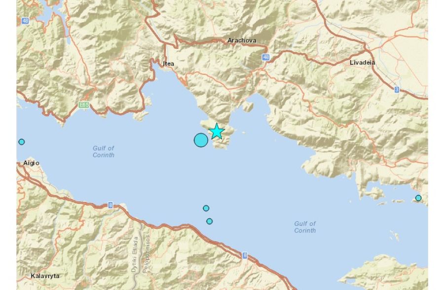 Σεισμός 5 Ρίχτερ στον Κορινθιακό - Τσελέντης: "Είναι σε συστοιχία ρηγμάτων που έδωσαν το μεγάλο σεισμό του 6,5 στο Αίγιο"