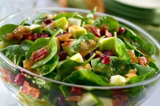 Σαλάτα με σπανάκι και μανιτάρια για να είστε χορτάτη όλη μέρα!