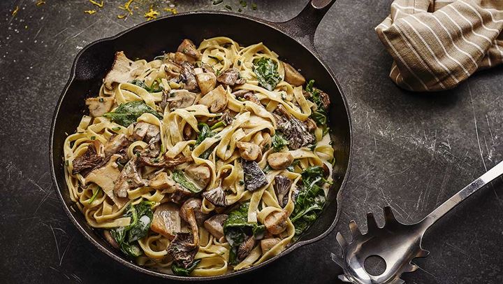 Lunch o'clock: Ταλιατέλες με μανιτάρια