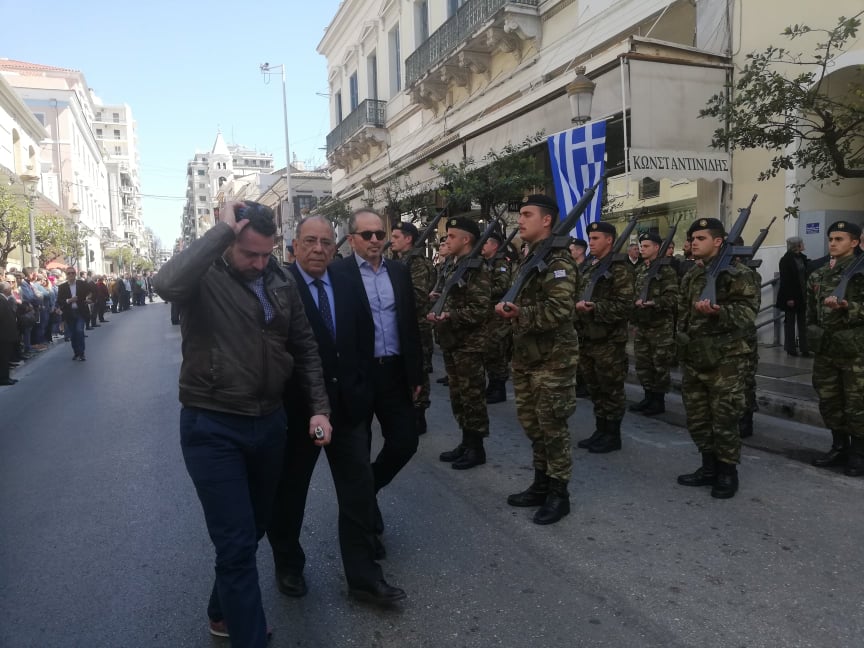 Ο Νίκος Παπαδημάτος τίμησε την Εθνική Επέτειο της 25ης Μαρτίου