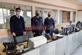 Πάτρα-Πρωτοχρονιά: Στο Κέντρο Επιχειρήσεων της Άμεσης Δράσης για ανταλλαγή ευχών