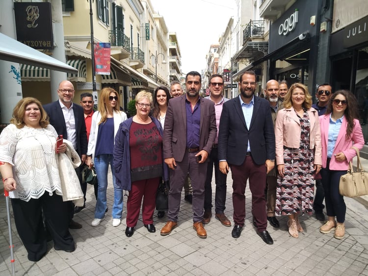 Στο Πρωτοδικείο ο Παναγιώτης Λαλιώτης μαζί με τον Νεκτάριο Φαρμάκη για την κατάθεση του ψηφοδελτίου