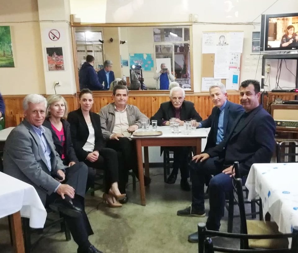 Περιοδεία του υποψηφίου Περιφερειακού Συμβούλου Ανδρέα Ζαφειρόπουλου με τον Κ. Σπηλιόπουλο στο Δήμο Ερυμάνθου