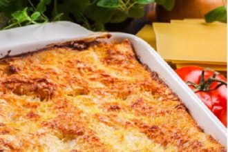 Λαζάνια φούρνου με αλλαντικά και μπεσαμέλ