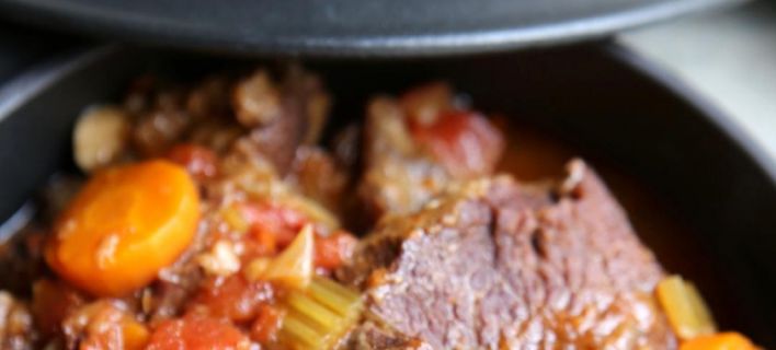 Μοσχαράκι ζουμερό με καρότα