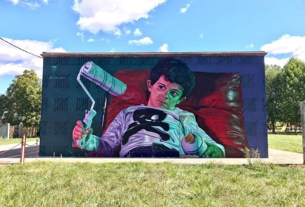 Ξεκινάει η 6 η τοιχογραφία του ArtWalk 5 στην Πάτρα!