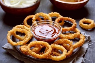 Τραγανά onion rings