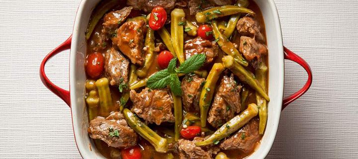 Μοσχαράκι με μπάμιες στην κατσαρόλα