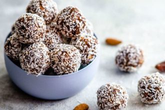 Energy balls με καρύδα και κακάο