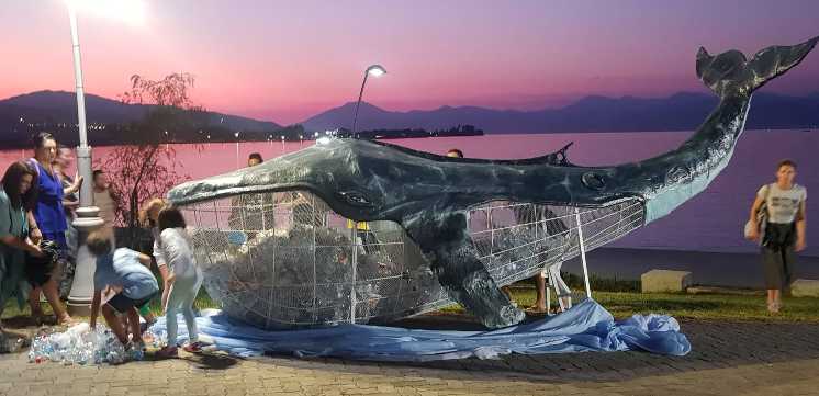 Η «Φανώ» στην παραλία Αίγιου για την ανακύκλωση