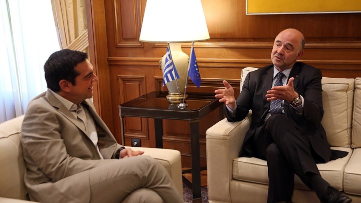 Η "απορία" Μοσκοβισί στον Τσίπρα για τη γραβάτα