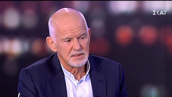 Ο Γιώργος Α. Παπανδρέου στην παρουσίαση του βιβλίου του Πάνου Τριγάζη