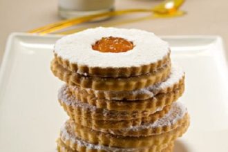 Γεμιστά μπισκοτάκια μαρμελάδας