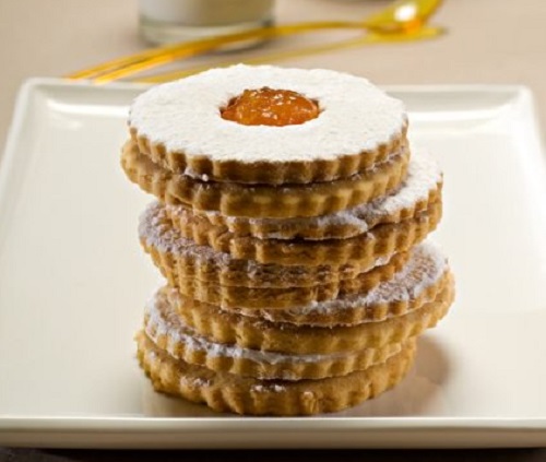 Γεμιστά μπισκοτάκια μαρμελάδας