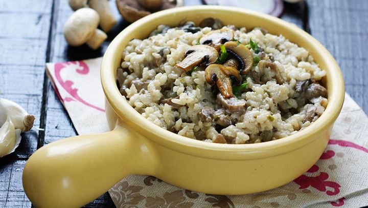 Απολαυστικό ριζότο με μανιτάρια!